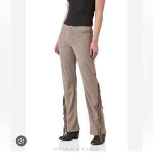 Double D Fringe Pants Color is Concho